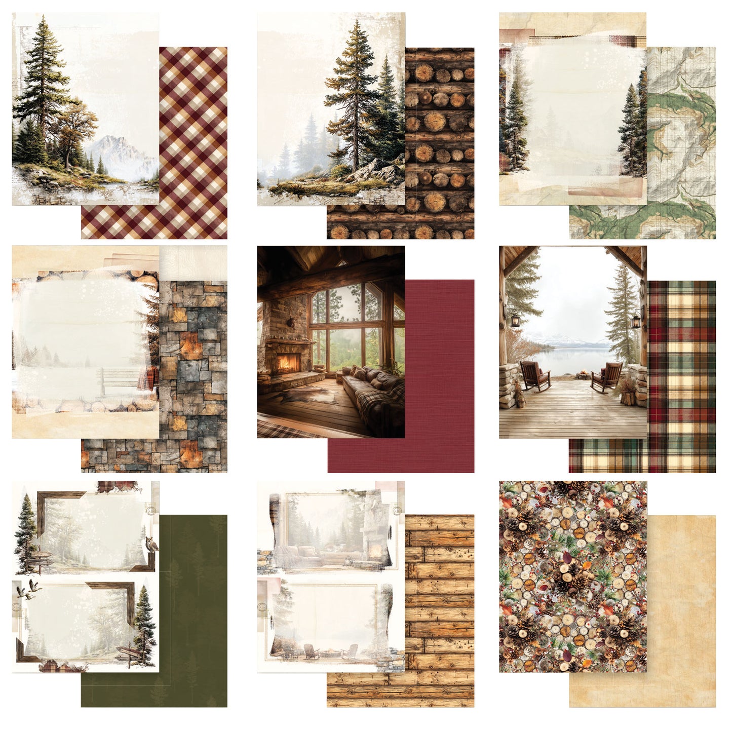 49 and Market - Timber and Tweed - 6x8 Collection Pack