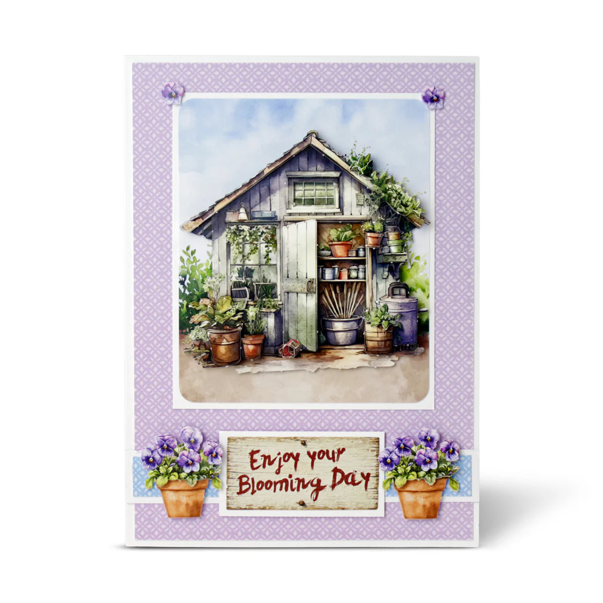 Katy Sue -  3D Die Cut Decoupage - The Potting Shed - (1/sheet)