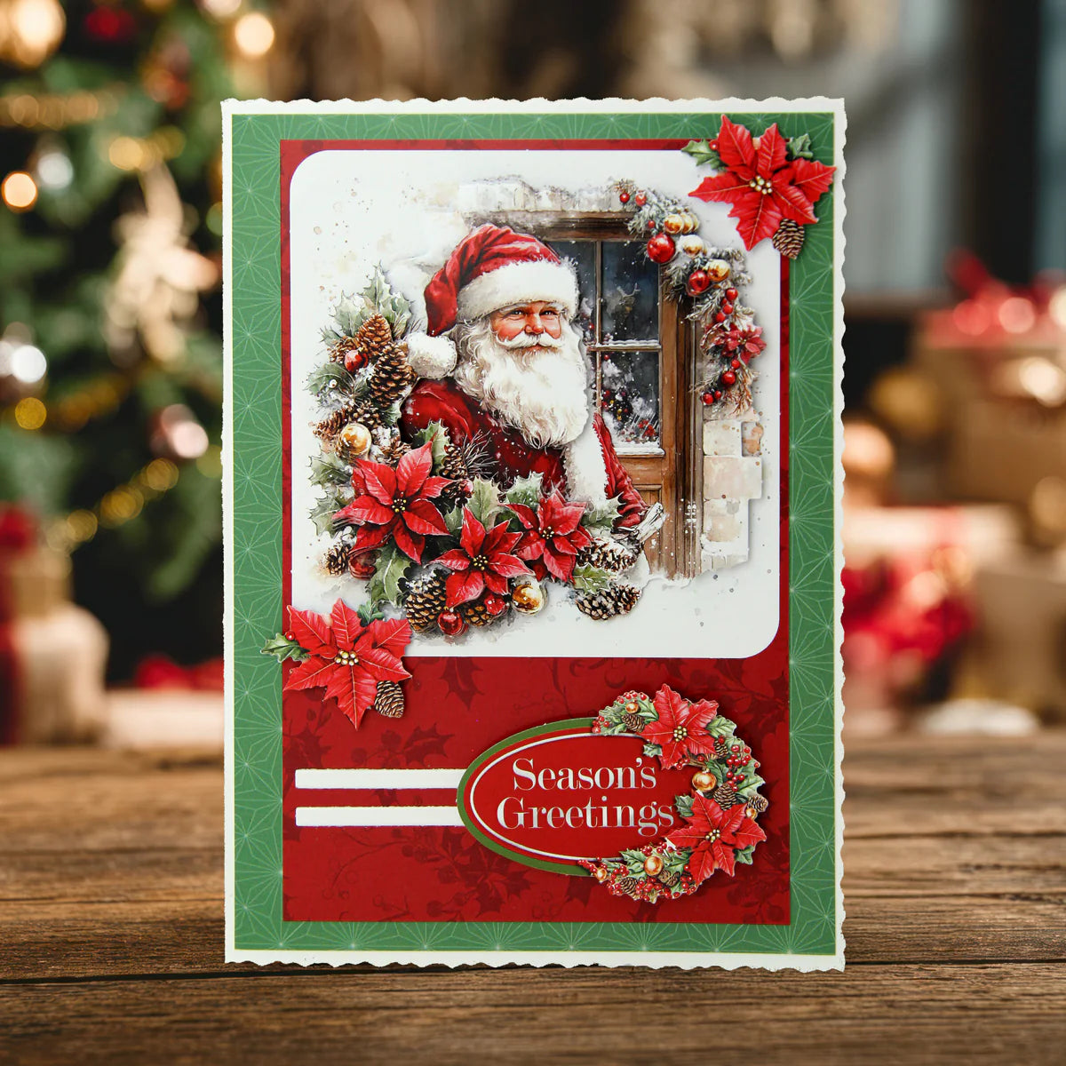 Katy Sue - White Deckle Edged Cards & Envelopes (6/pack) Mixed Sizes