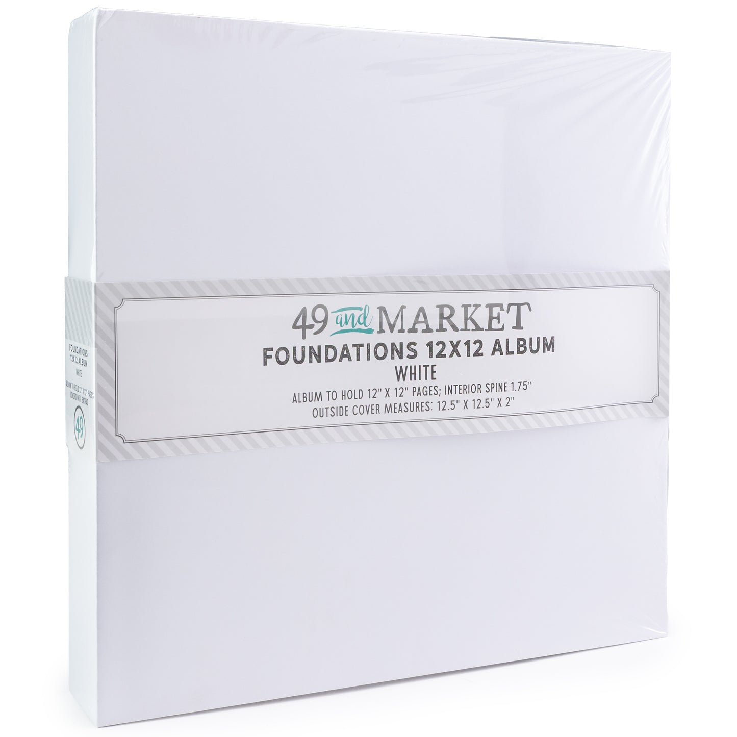 49 and Market - Foundations 12x12 Album - White