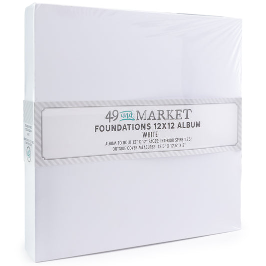 49 and Market - Foundations 12x12 Album - White