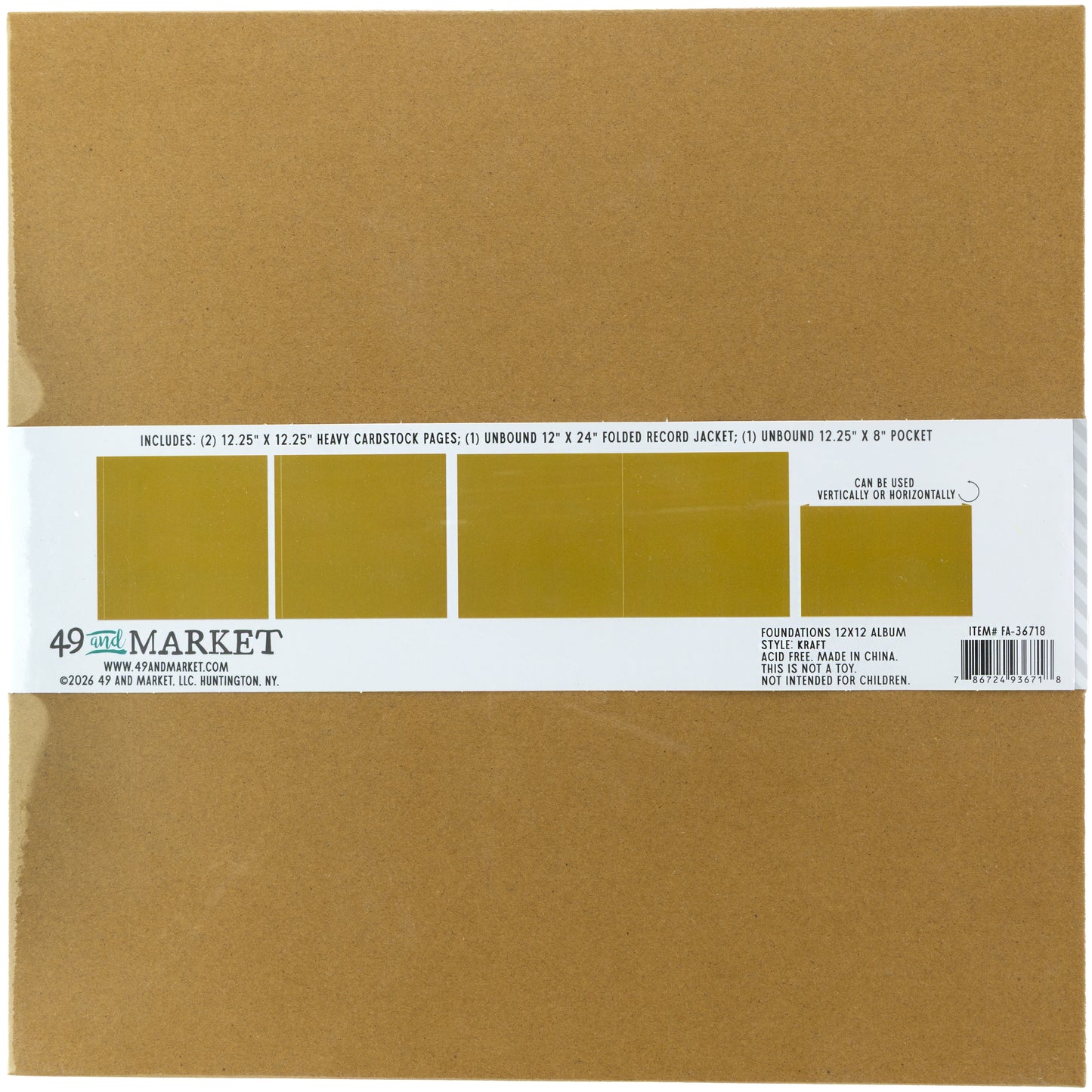 49 and Market - Foundations 12x12 Album - Kraft