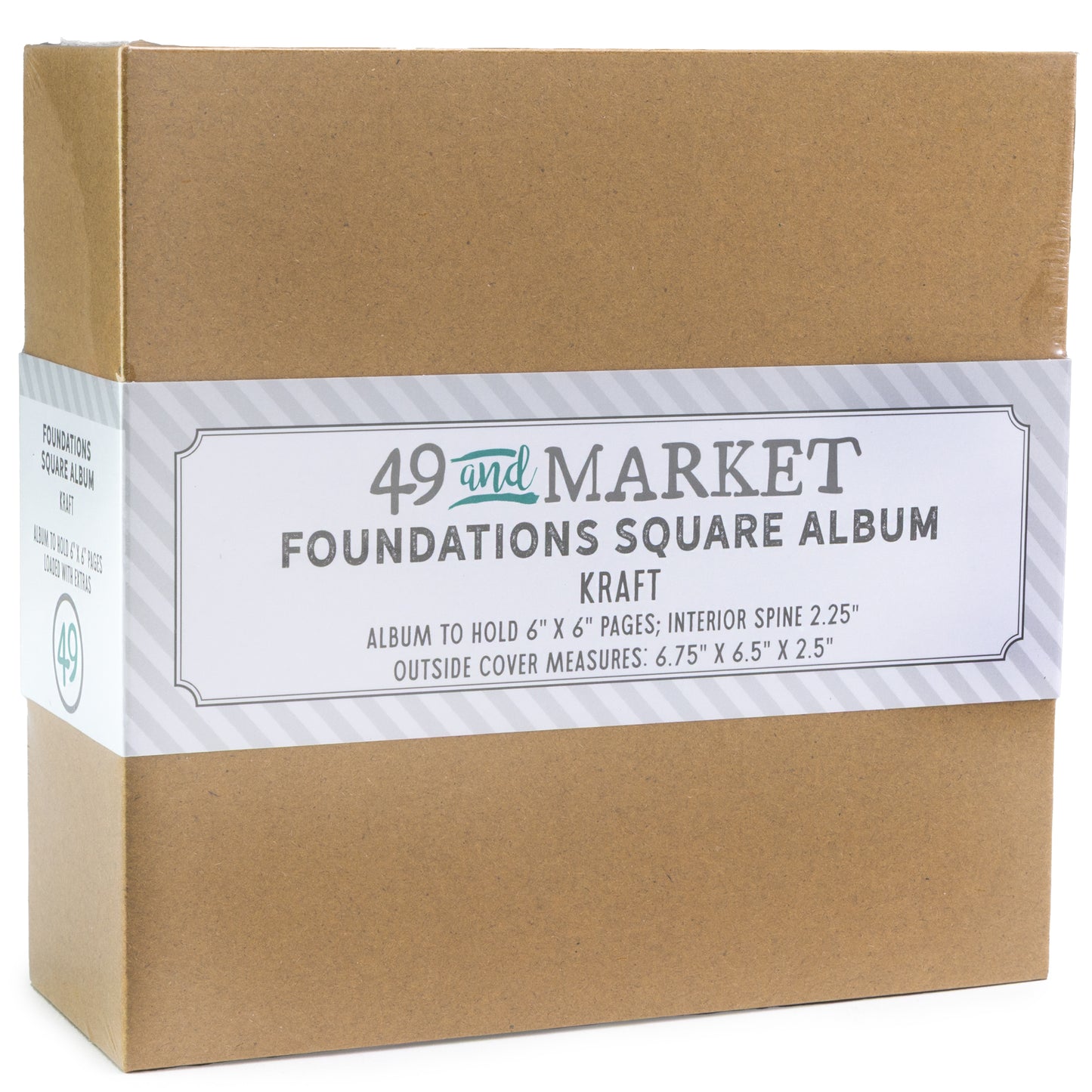 49 and Market - Foundations 6x6" Square Album - Kraft