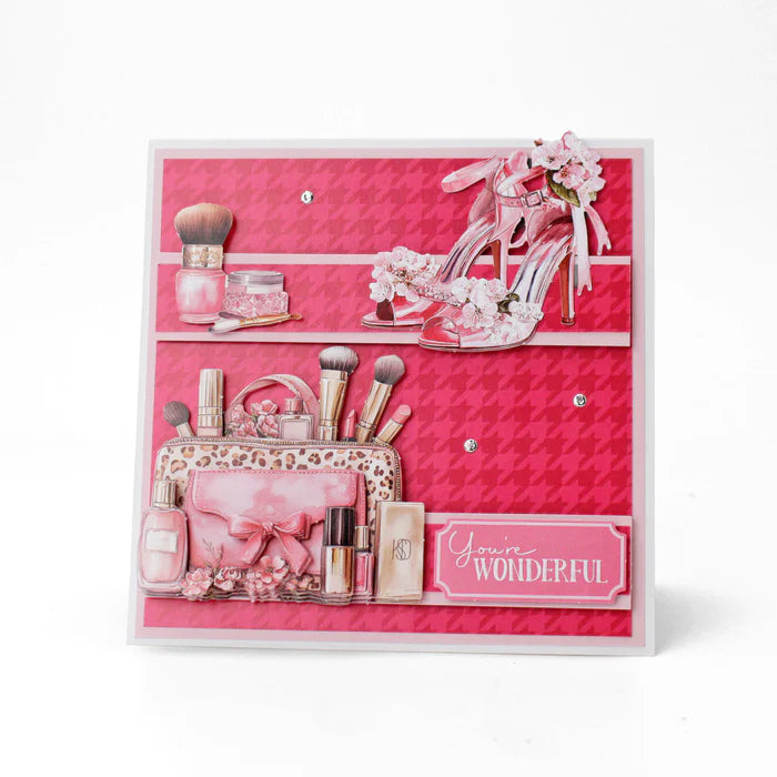 Katy Sue - 3D Die Cut Decoupage & Embellishments – Rose Couture (1/sheet) (Rose Couture Collection)