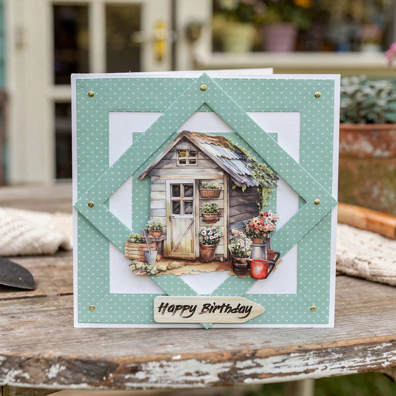 Katy Sue - 3D Die Cut Decoupage - Summer Shed - (1/sheet))