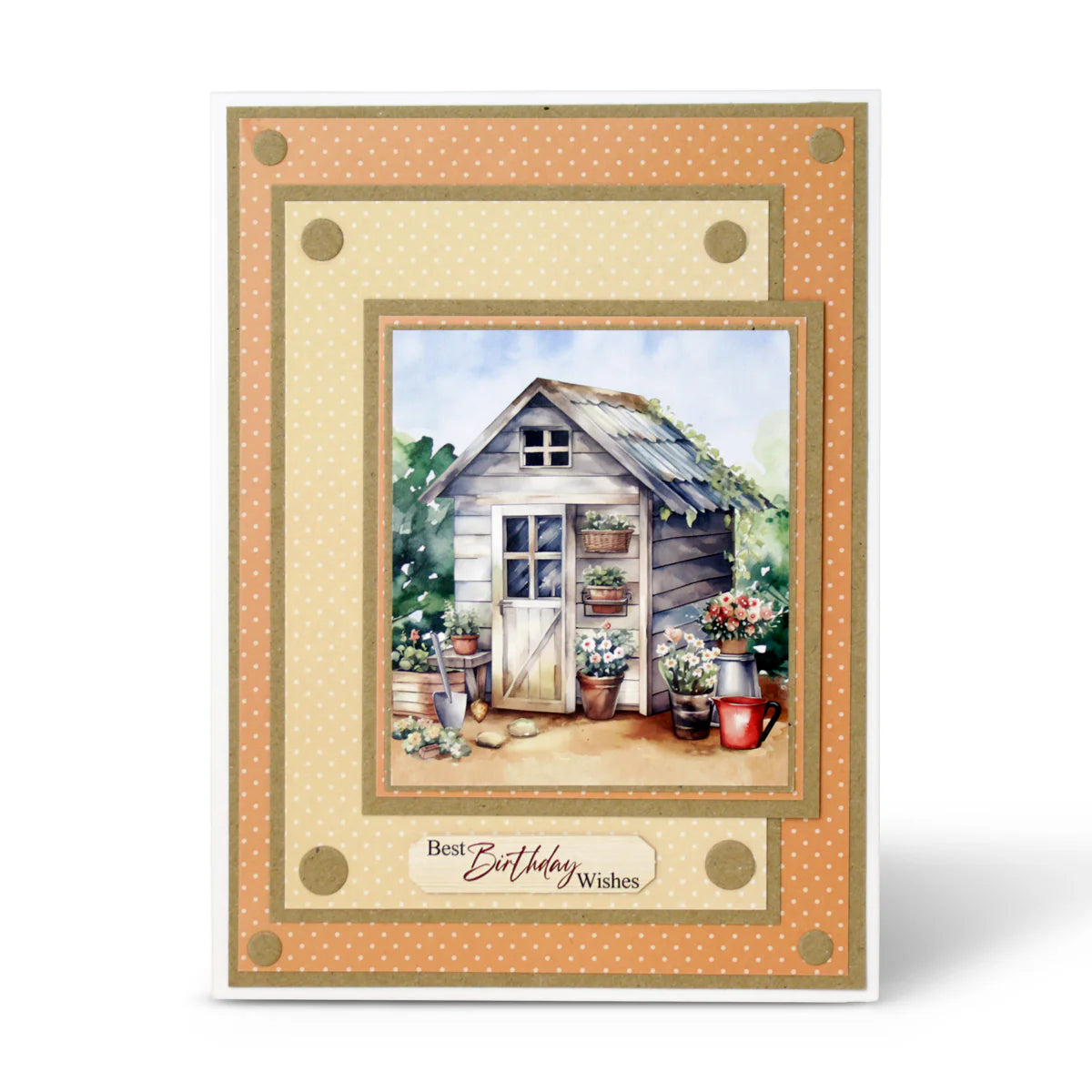 Katy Sue - 3D Die Cut Decoupage - Summer Shed - (1/sheet))