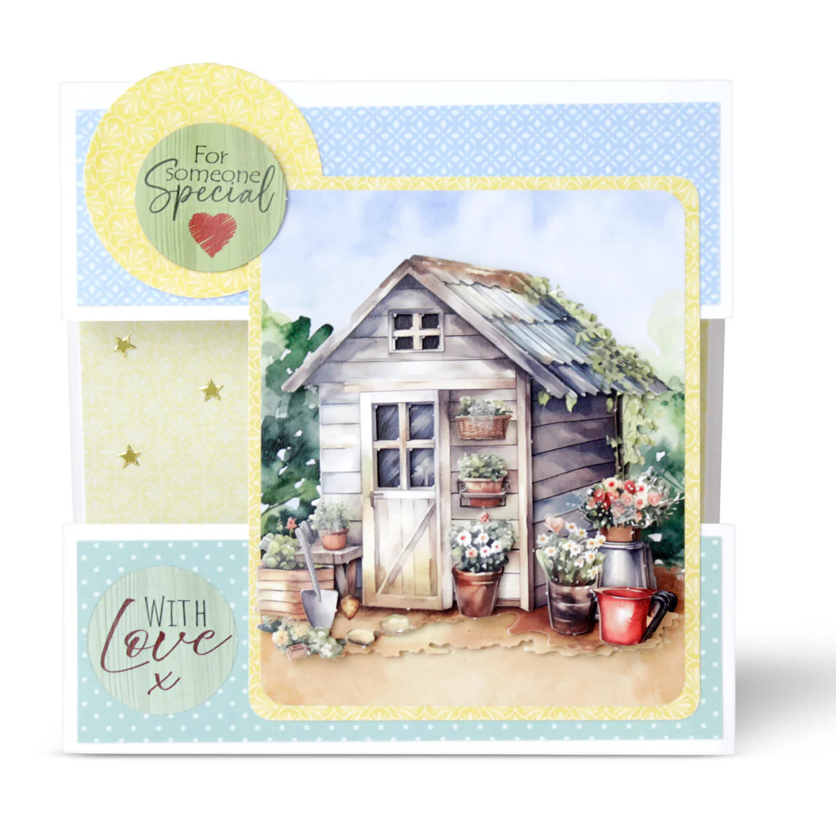 Katy Sue - 3D Die Cut Decoupage - Summer Shed - (1/sheet))