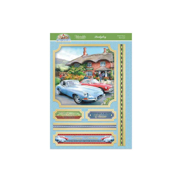 HunkydoryCrafts - 3D Decoupage Large Set - A Real Classic
