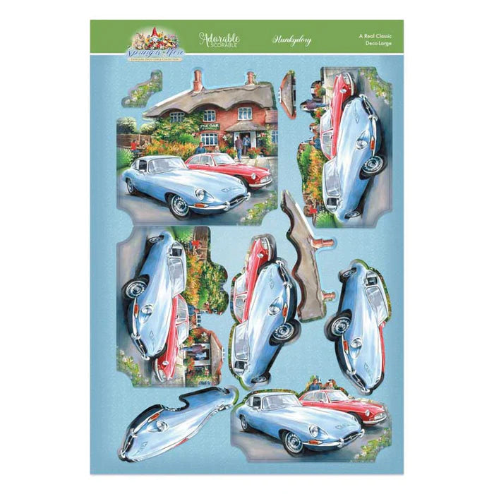 HunkydoryCrafts - 3D Decoupage Large Set - A Real Classic