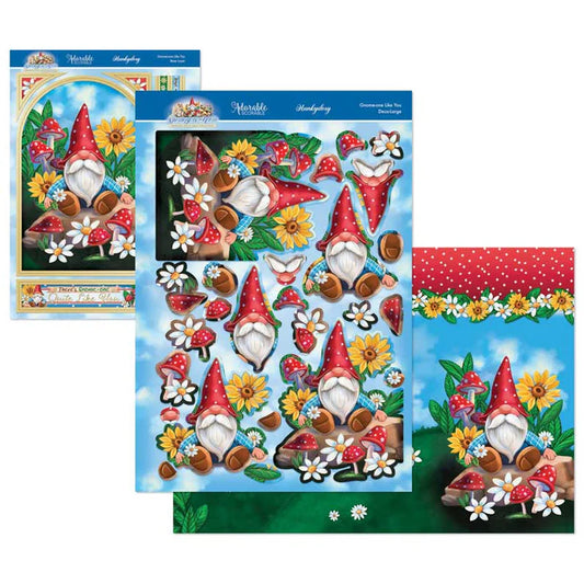 Hunkydory Crafts - 3D Decoupage Large Set - Gnome-one Like You