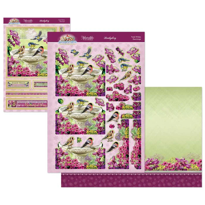 Hunkydory Crafts - 3D Decoupage Large Set - Tweed Wishes