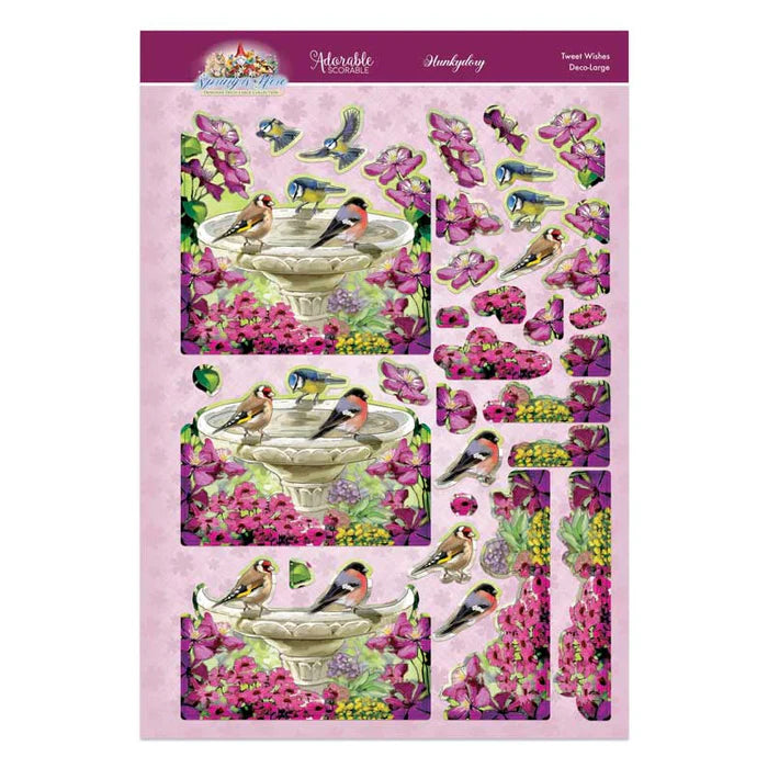 Hunkydory Crafts - 3D Decoupage Large Set - Tweed Wishes