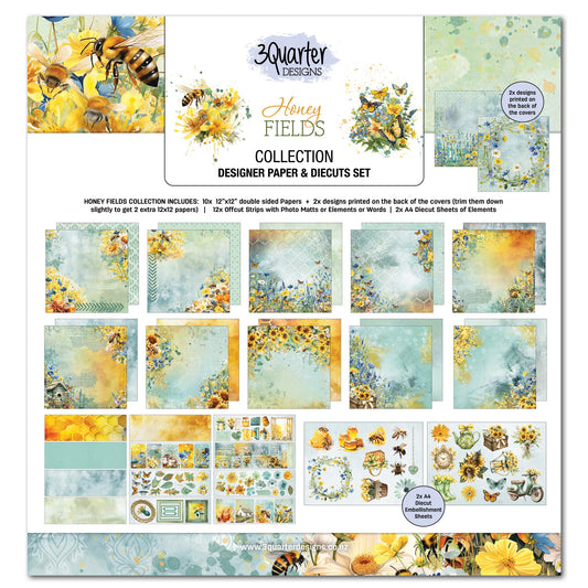 3Quarter Designs - 12x12 - Honey Fields