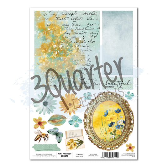 3Quarter Designs - Mini Project Sheet - Honey Fields