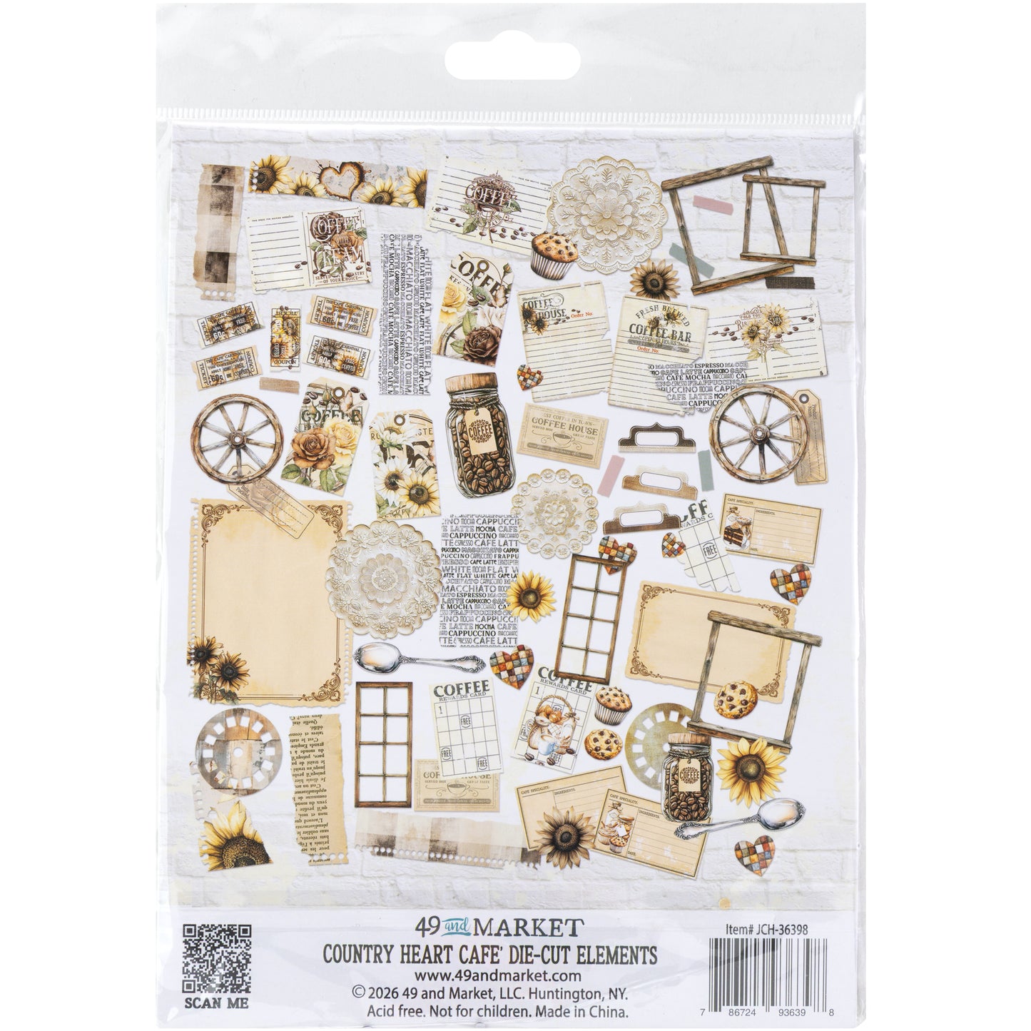 49 and Market - Country Heart Cafe - Die-cut Elements