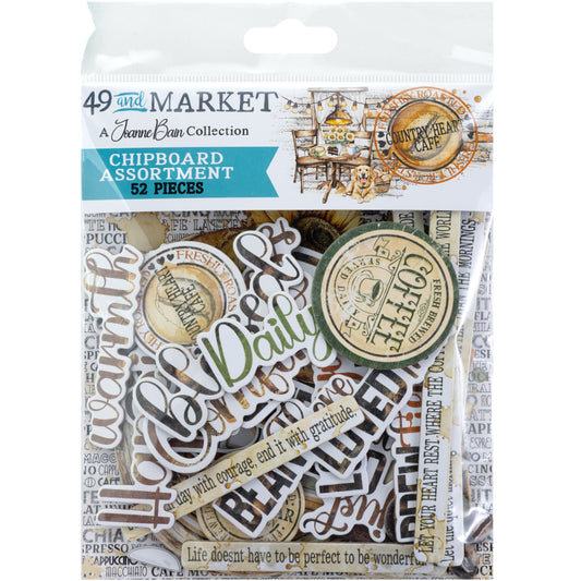 49 and Market - Country Heart Cafe  - Chipboard Set