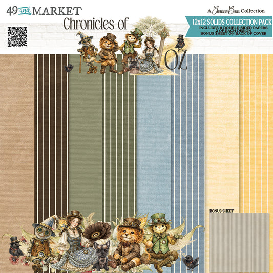 49 and Market - Chronicles of Oz - 12 x12 Solids Collection Pack