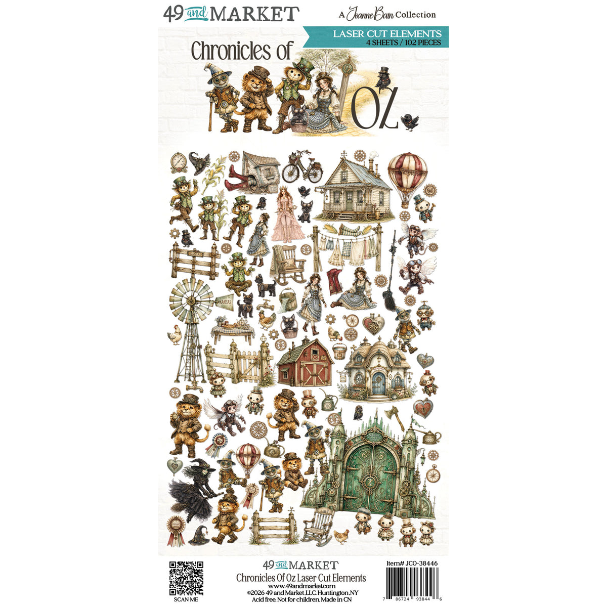 49 And Market - Chronicles of Oz - Laser Cut Elements