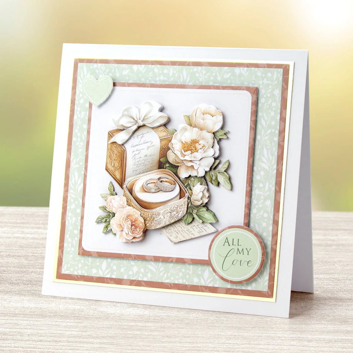 Katy Sue - 3D Die Cut Decoupage – Just Married (1/sheet) (Forever & Always)