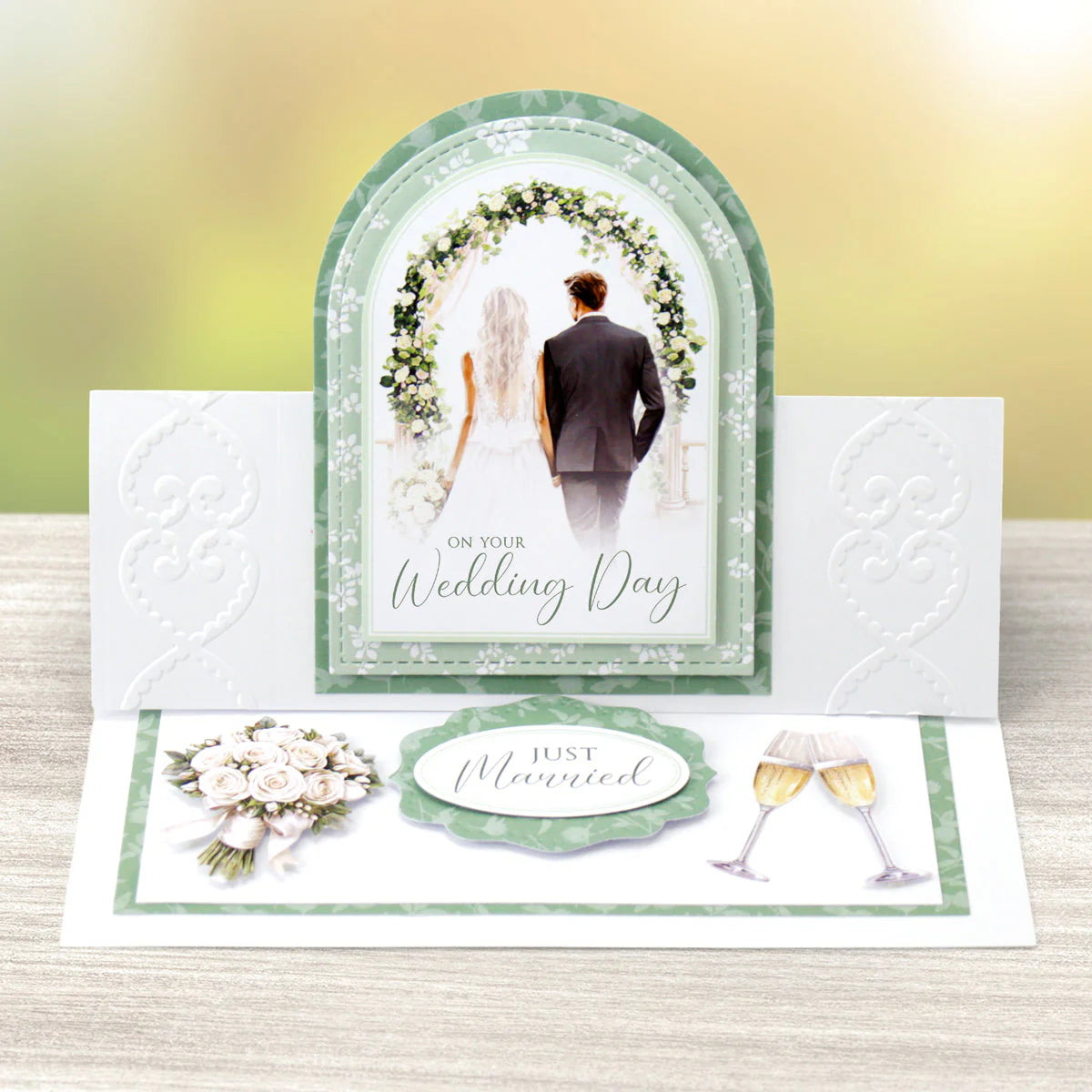 Katy Sue - 3D Die Cut Decoupage – Bride & Groom (1/sheet) (Forever & Always)