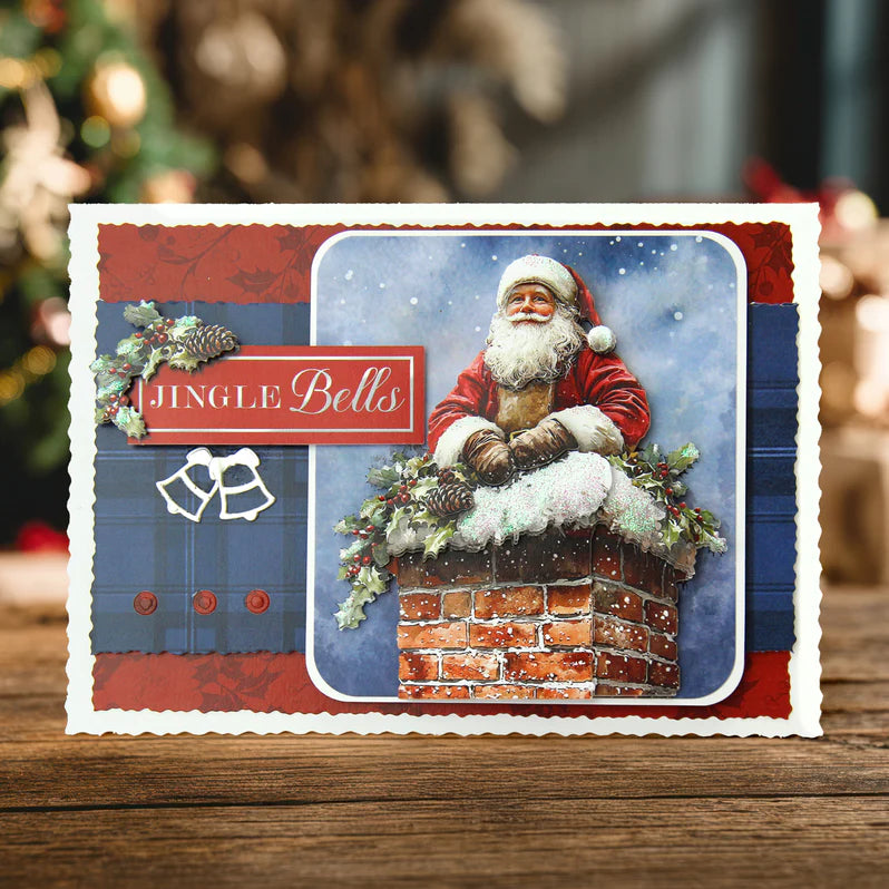 Katy Sue - Die Cut Decoupage – Santa Stop Here (1/sheet)