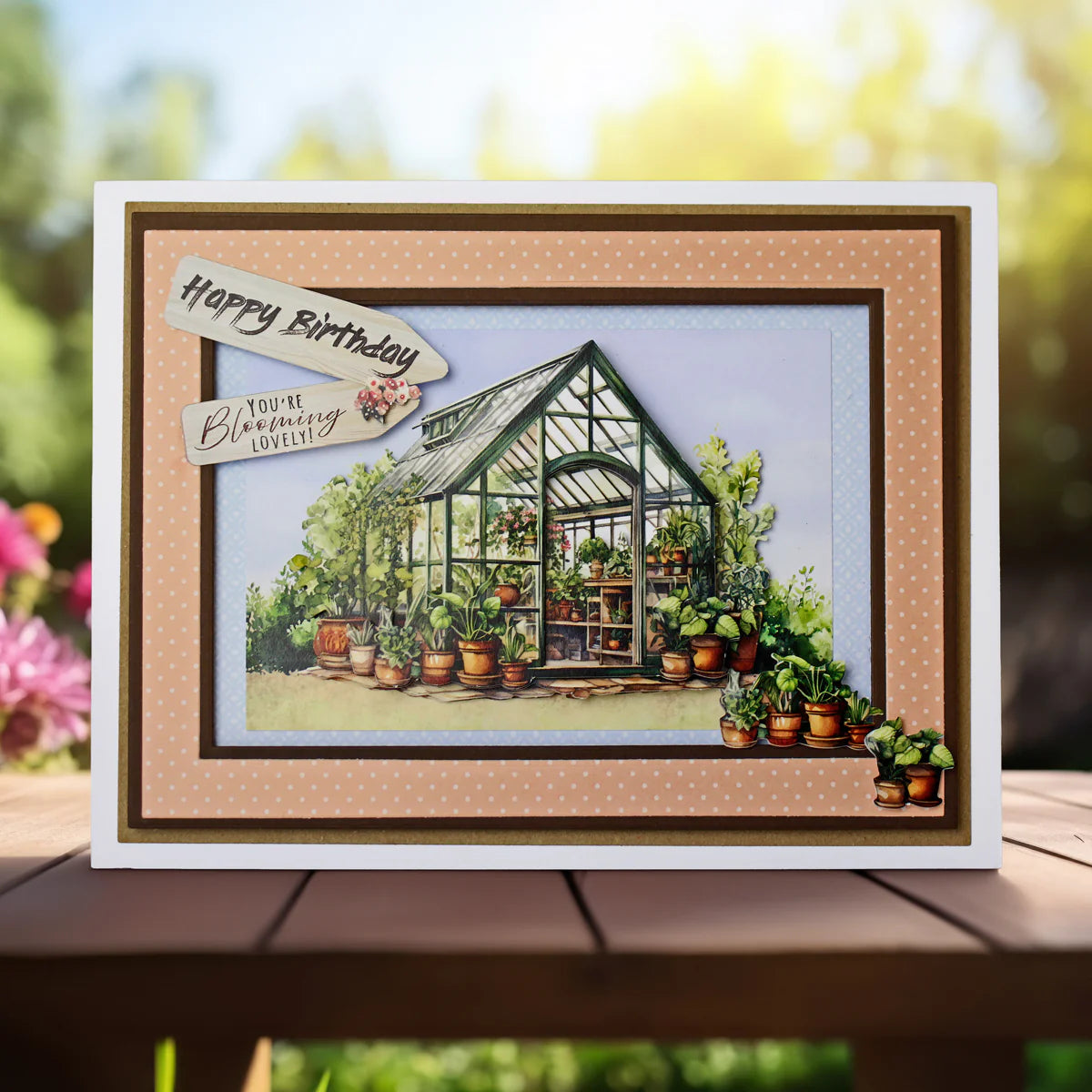 Katy Sue - 3D Die Cut Decoupage - Summer Greenhouse (1/sheet)