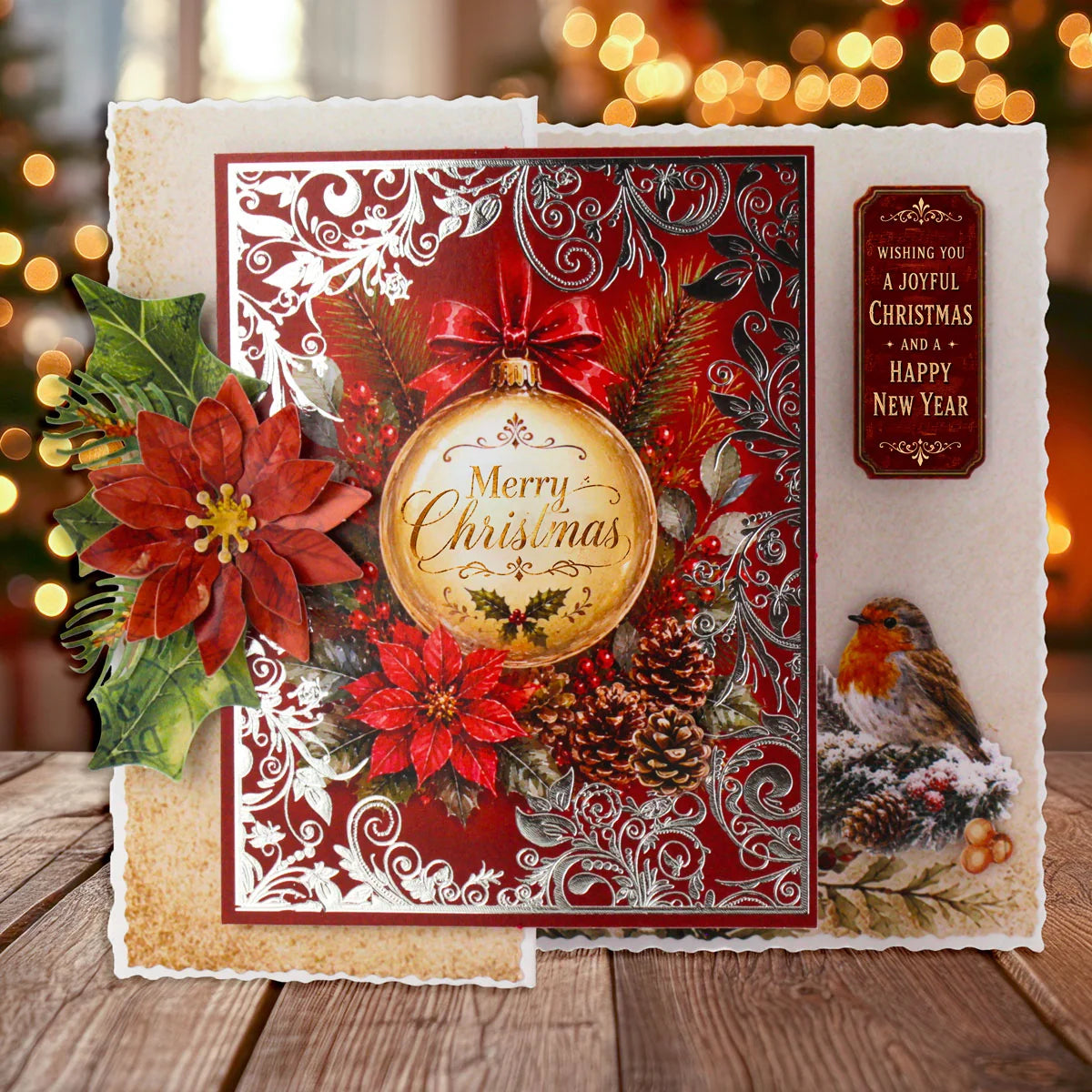 Katy Sue - Nostalgic Christmas Foiled Paper Craft Toppers & Sentiments (4/sheets)(2026)