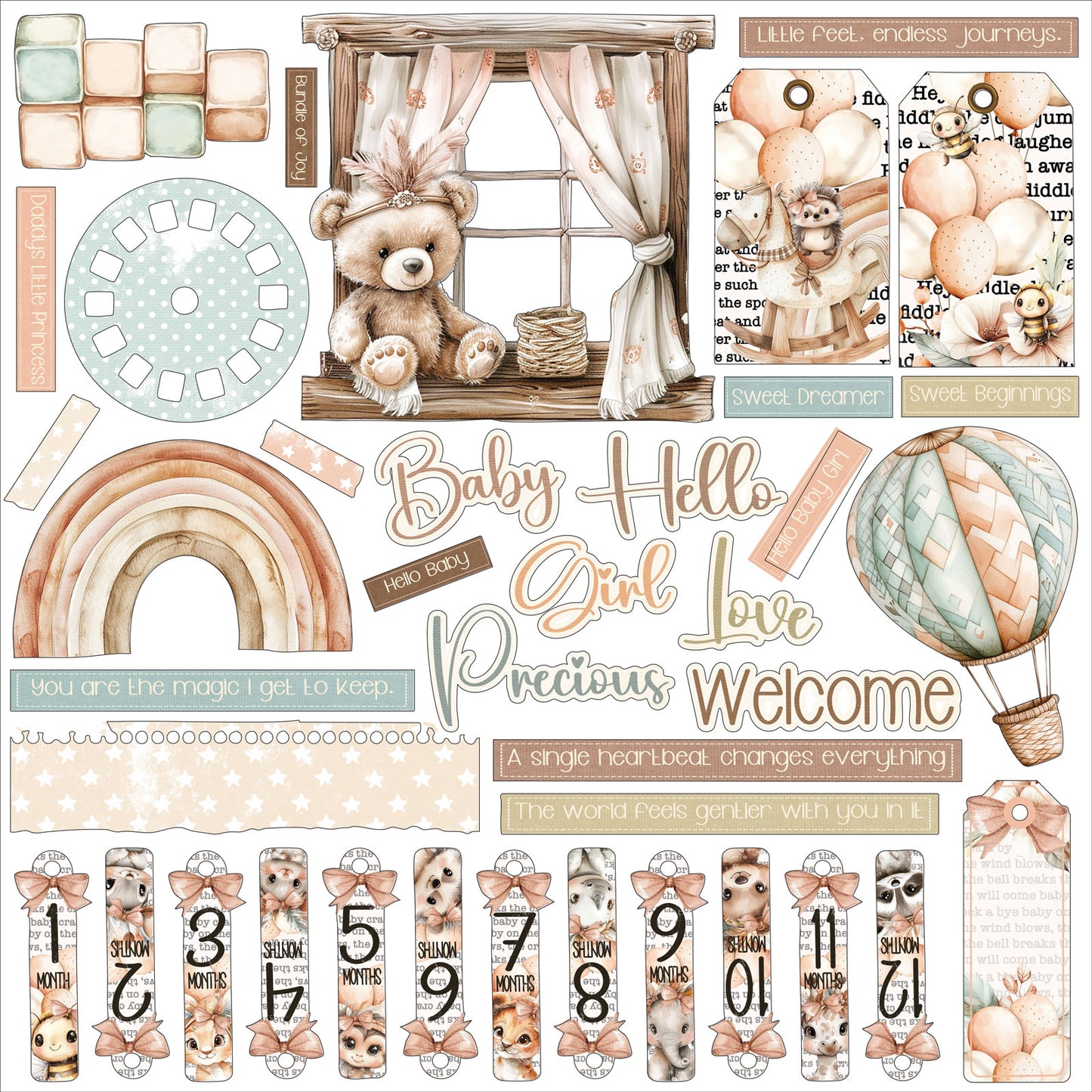 49 and Market - Little Dreamers Sugar - All-In-One Kit
