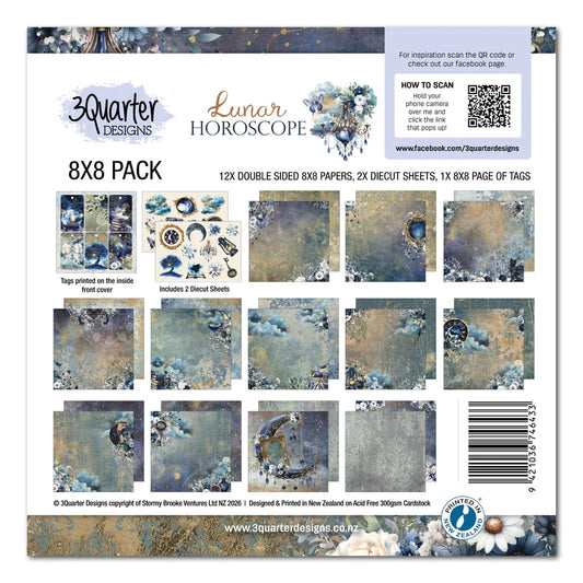 3Quarter Designs - 8x8 - Lunar Horoscopes