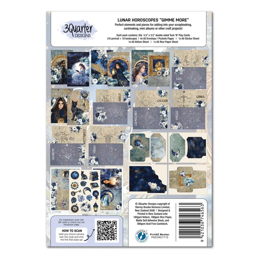 3Quarter Designs - Gimme More - Lunar Horoscopes