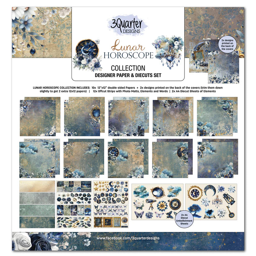 3Quarter Designs - 12x12 - Lunar Horoscopes