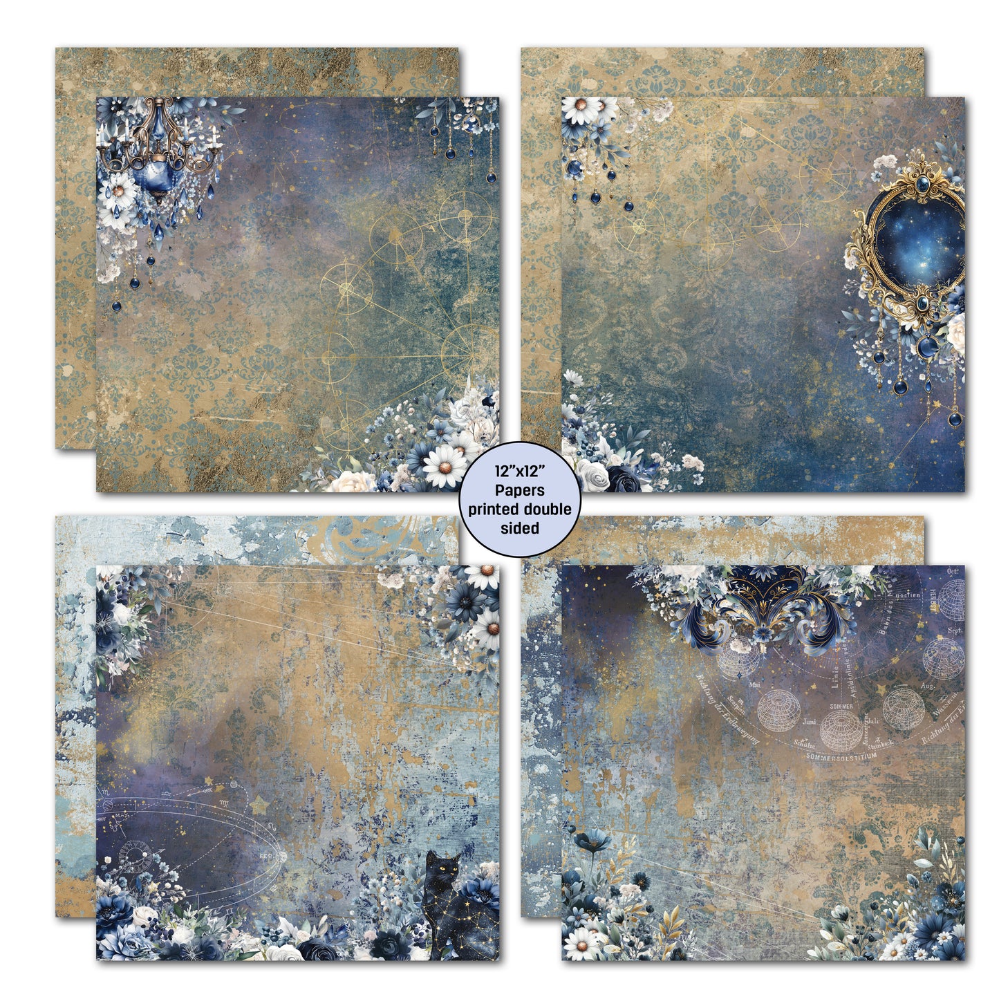 3Quarter Designs - 12x12 - Lunar Horoscopes