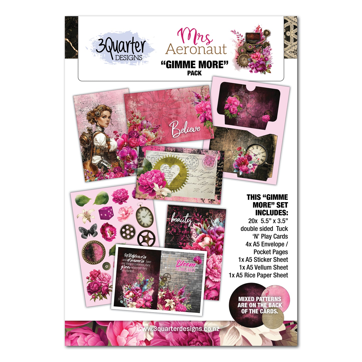 3Quarter Designs - Gimme More - Mrs Aeronaut