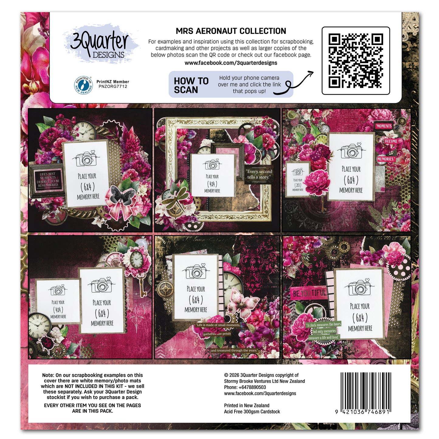 3Quarter Designs - 12x12 - Mrs Aeronaut