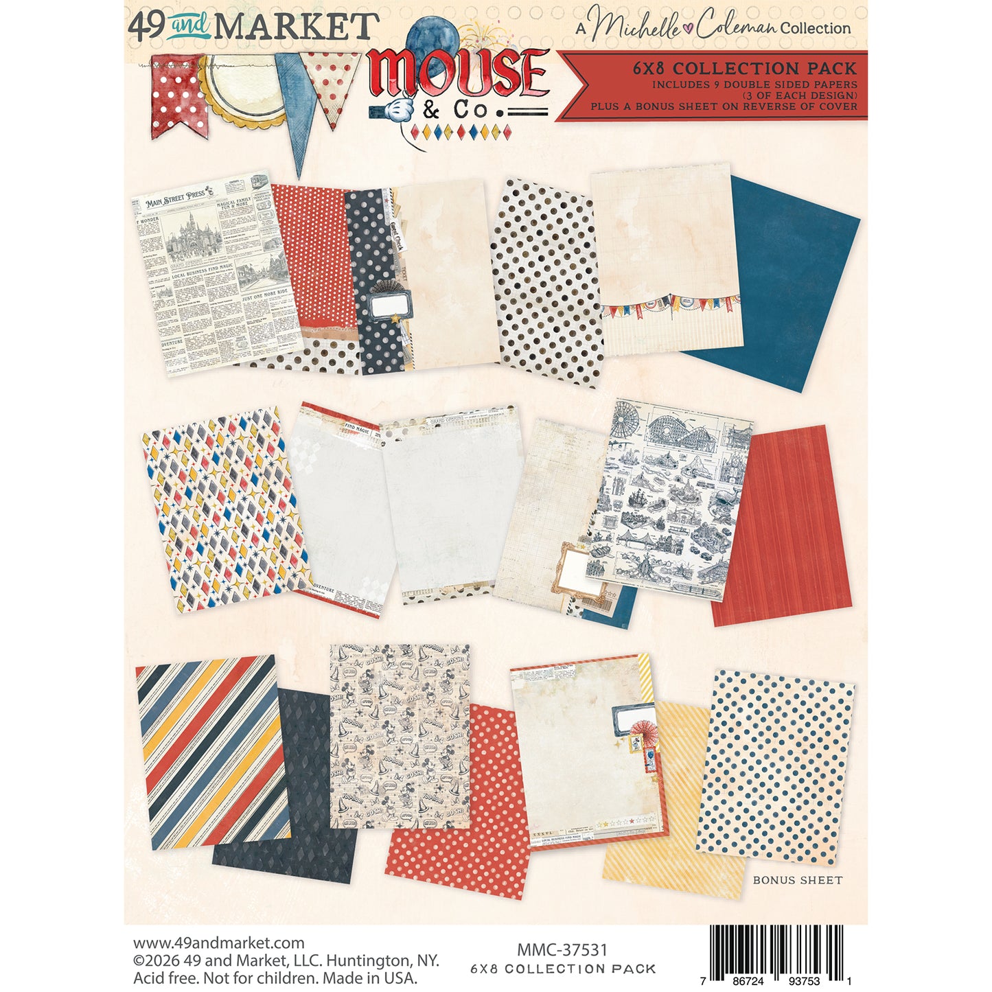49 and Market - Mouse & Co. - 6x8 Collection Pack