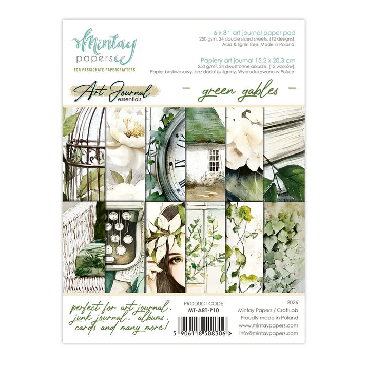Mintay - Art Journal Essentials - 10 - Green Gables