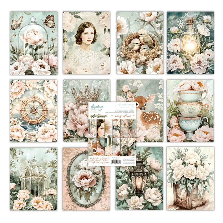 Mintay - Art Journal Essentials - 11 -Peony Silence