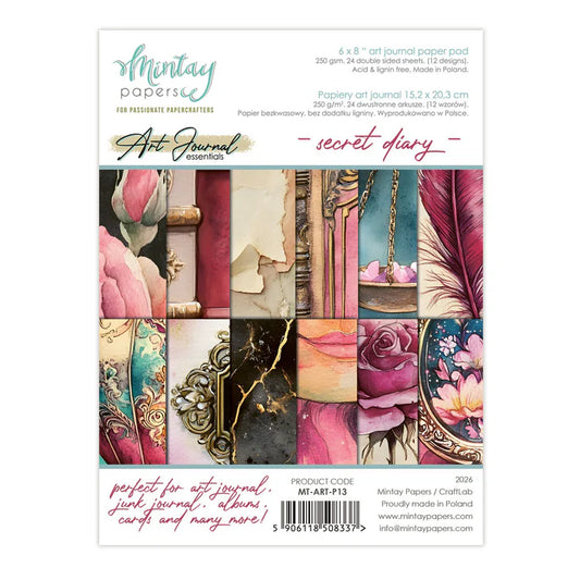 Mintay - Art Journal Essentials - 13 - Secret Diary