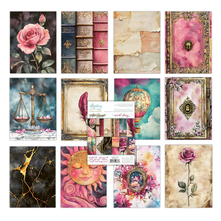 Mintay - Art Journal Essentials - 13 - Secret Diary