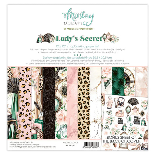 Mintay - Lady’s Secret - 12x12 Paper Pack