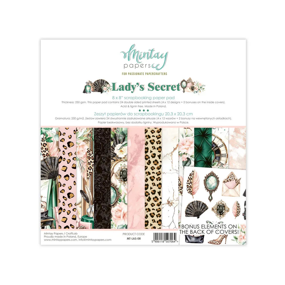 Mintay - Lady’s Secret 8x8 Paper Pack