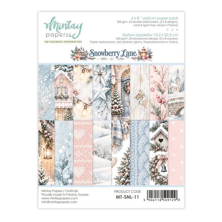 Mintay - SNOWBERRY LANE-11 - 6x8 Paper Pad