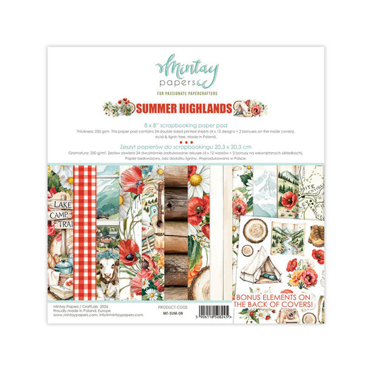 Mintay - Summer Highlands - 8x8 Paper Pack