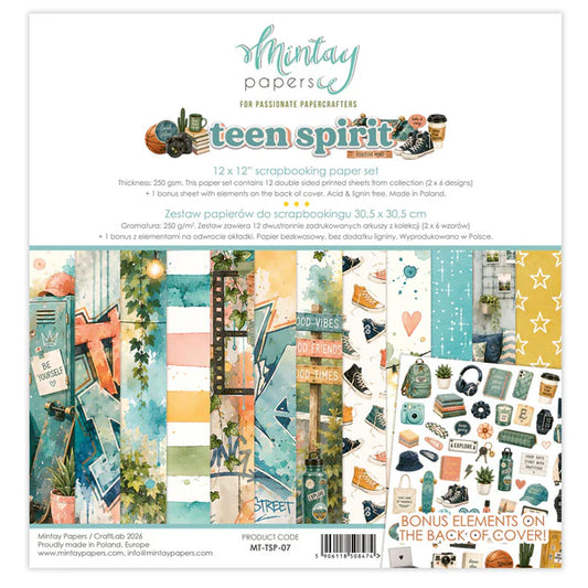 Mintay - Teen Spirit - 12x12 Paper Pack