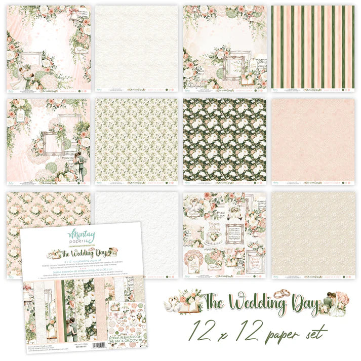 Mintay - The Wedding Day - 12x12 Paper Pack