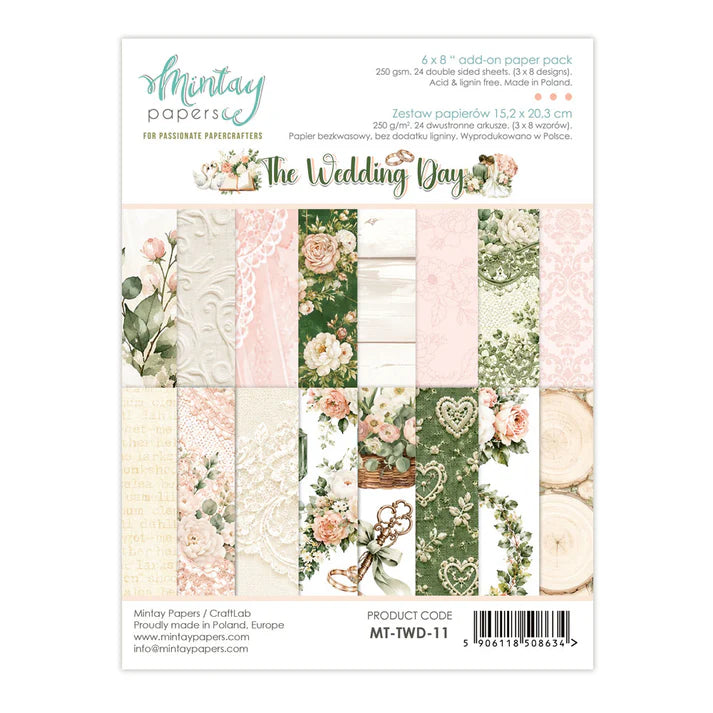 Mintay - The Wedding Day - 6x8 Paper Pad