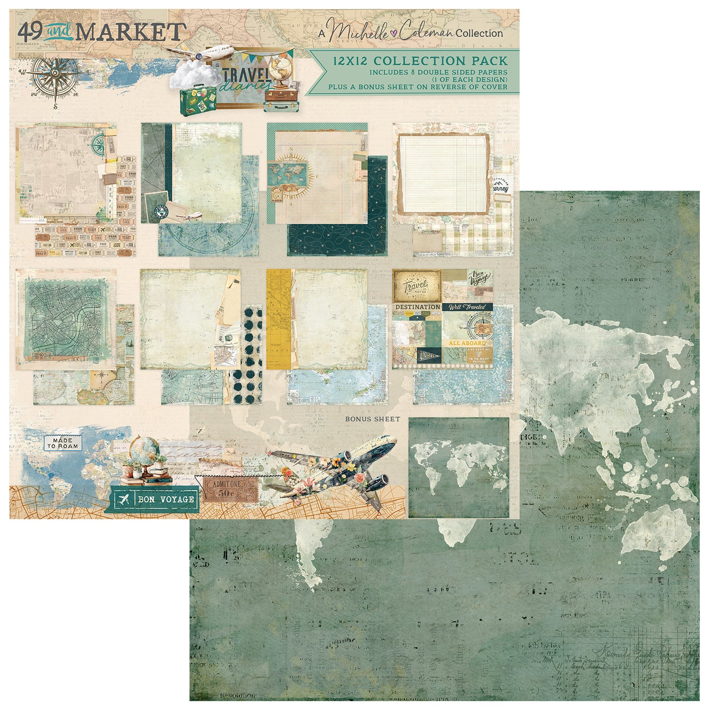 49 And Market - Travel Diaries - 12x12 Collection Pack