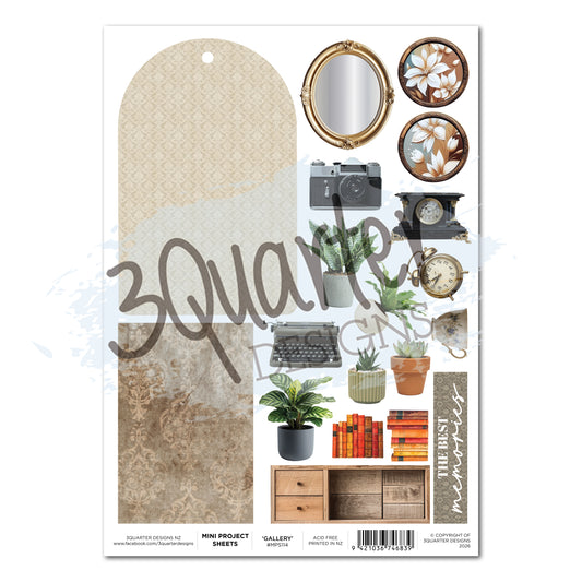 3Quarter Designs - Timeless Gallery - Mini Project Sheet
