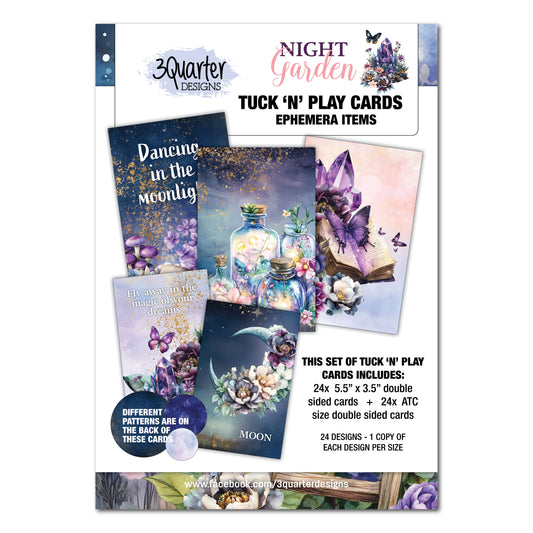 3Quarter Designs - Tuck 'n Play Cards - Night Garden