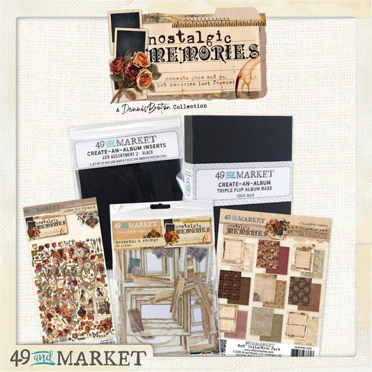 49 and Market - Nostalgic Memories - Album Bundle Kit (with video and instructions)